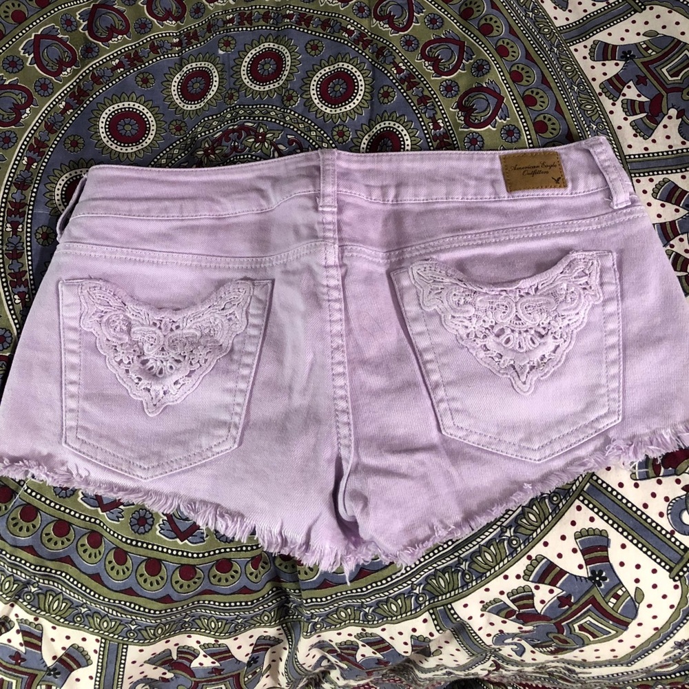 Lavender American Eagle shorts